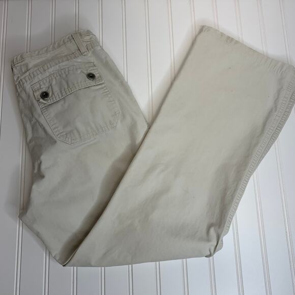 Vintage High Waist Cargo Crop Pants Sz 5/6 Small Medium - Picture 1 of 10
